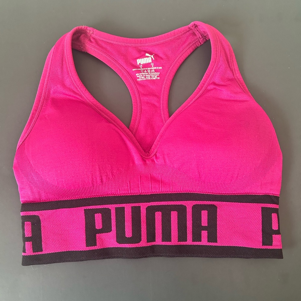 PUMA Women's Pink Sports Bra